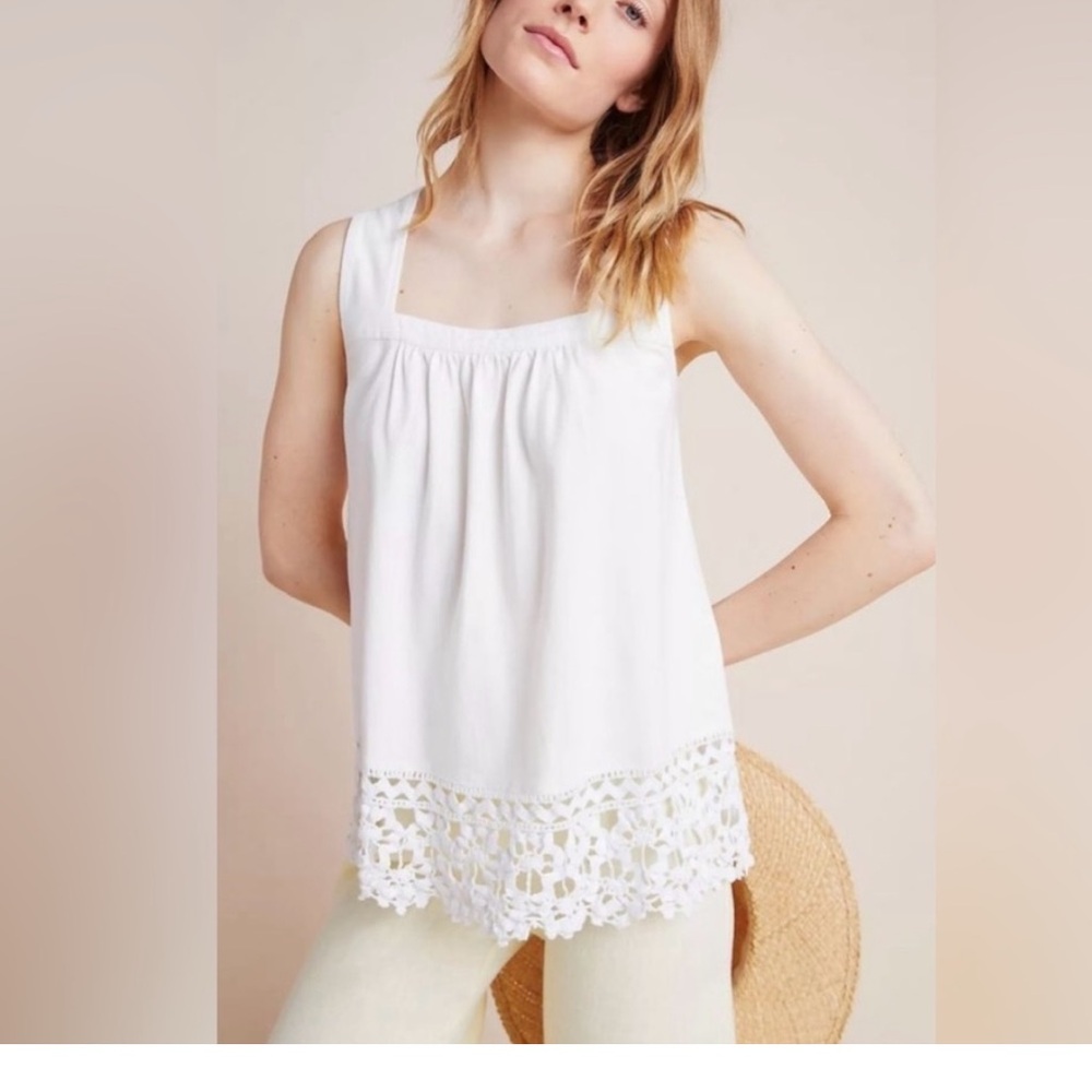 Anthropologie Arabella Eyelet Top